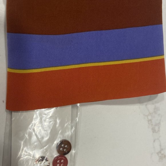 NWT JOIE "JEANEE" Floral-Print 3/4-Sleeve Dress in Porcelain - Size Large - Picture 7 of 13